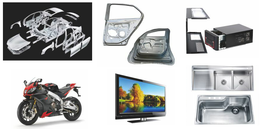 得力仕薄板成型液壓機應用