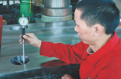 hydraulic press machine assembly workshop 1